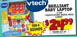 Ollie's Vtech BRILLIANT BABY LAPTOP offer