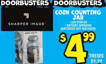 Ollie's COIN COUNTING JAR offer