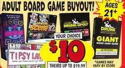 Ollie's adult board game buyout offer