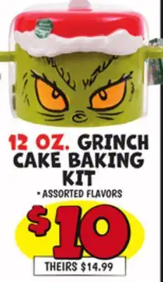 Ollie's 12 OZ. GRINCH CAKE BAKING KIT offer