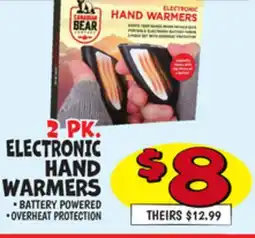 Ollie's ELECTRONIC HAND WARMERS offer