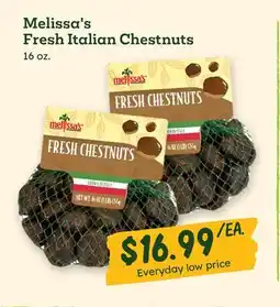 Sprouts Farmers Market Melissa's Fresh Italian Chestnuts offer