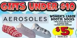 Ollie's WOMEN'S CABIN BOOTIE SOCKS offer