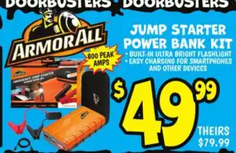 Ollie's JUMP STARTER POWER BANK KIT offer