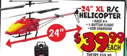 Ollie's R/C HELICOPTER offer