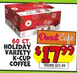 Ollie's HOLIDAY VARIETY K-CUP COFFEE offer
