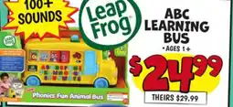 Ollie's ABC LEARNING BUS offer