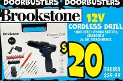 Ollie's 12V CORDLESS DRILL offer