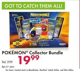 Boscov's POKÉMON Collector Bundle offer