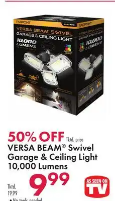 Boscov's VERSA BEAM Swivel Garage & Ceiling Light offer