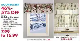 Boscov's Holiday Curtains offer
