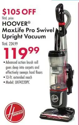 Boscov's HOOVER MaxLife Pro Swivel Upright Vacuum offer