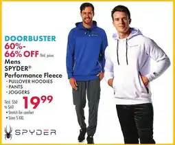 Boscov's Mens SPYDER Performance Fleece offer