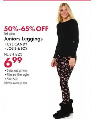 Boscov's Juniors Leggings offer