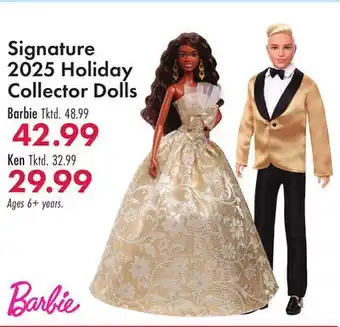 Boscov's Signature 2025 Holiday Collector Dolls offer