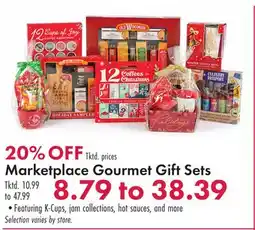 Boscov's Marketplace Gourmet Gift Sets offer