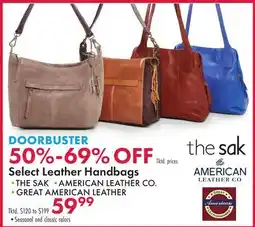 Boscov's Select Leather Handbags offer