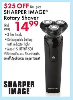 Boscov's SHARPER IMAGE Rotary Shaver offer