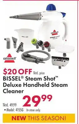 Boscov's BISSEL Steam Shot Deluxe Handheld Steam Cleaner offer
