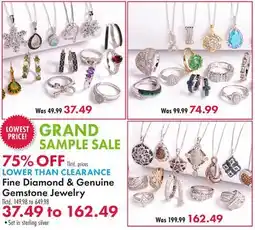 Boscov's Fine Diamond & Genuine Gemstone Jewelry offer