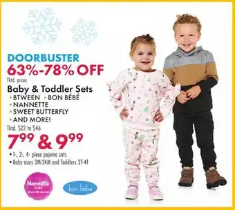 Boscov's Baby & Toddler Sets offer