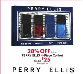 Boscov's PERRY ELLIS 4-Piece Coffret offer