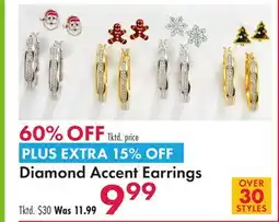 Boscov's Diamond Accent Earrings offer