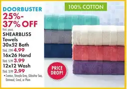 Boscov's SHEARBLISS Towels offer