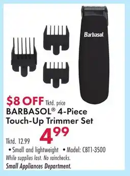 Boscov's BARBASOL 4-Piece Touch-Up Trimmer Set offer