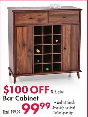 Boscov's Bar Cabinet offer