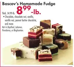 Boscov's Boscov's Homemade Fudge offer