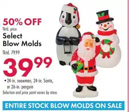Boscov's Select Blow Molds offer