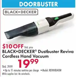 Boscov's BLACK + DECKER Dustbuster Reviva Cordless Hand Vacuum offer