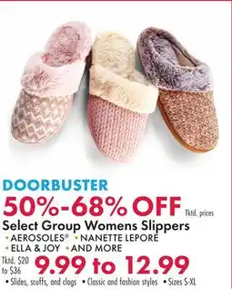 Boscov's Select Group Womens Slippers offer