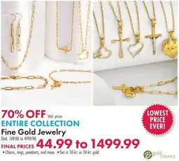 Boscov's Fine Gold Jewelry offer