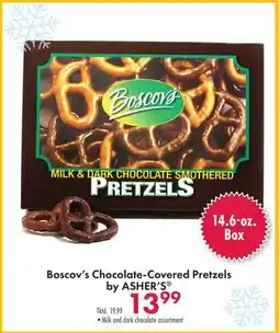 Boscov's Boscov's Chocolate-Covered Pretzels by ASHER'S offer