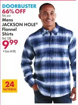 Boscov's Mens JACKSON HOLE Flannel Shirts offer