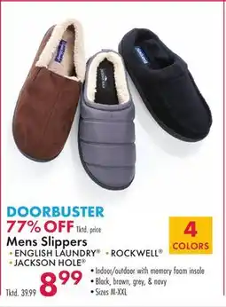 Boscov's Mens Slippers offer