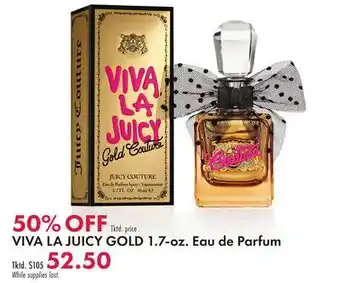 Boscov's VIVA LA JUICY GOLD 1.7-oz. Eau de Parfum offer
