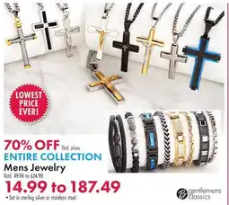Boscov's Mens Jewelry offer