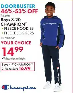 Boscov's Boys 8-20 CHAMPION offer
