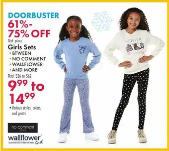 Boscov's Girls Sets offer