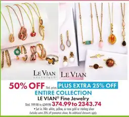 Boscov's LE VIAN Fine Jewelry offer