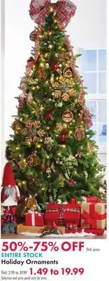 Boscov's Holiday Ornaments offer