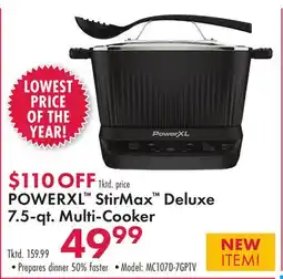 Boscov's POWERXL StirMax Deluxe 7.5-qt. Multi-Cooker offer