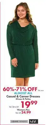 Boscov's ALL Casual & Career Dresses offer