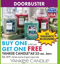 Boscov's YANKEE CANDLE All 22-oz. Jars offer