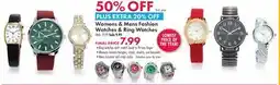 Boscov's Womens & Mens Fashion Watches & Ring Watches offer