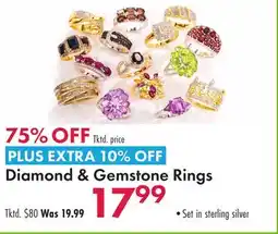 Boscov's Diamond & Gemstone Rings offer