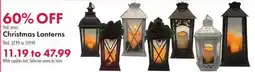 Boscov's Christmas Lanterns offer
